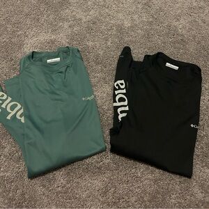 2 Mens long sleeve fishing shirts